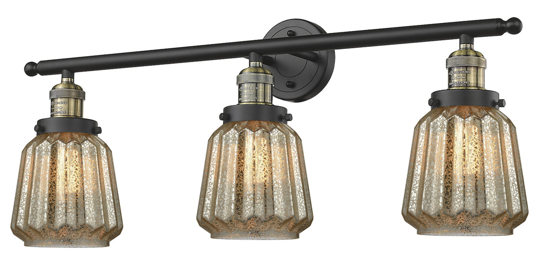 3 Light Vintage Dimmable Led Bathroom Fixture by Innovations Lighting