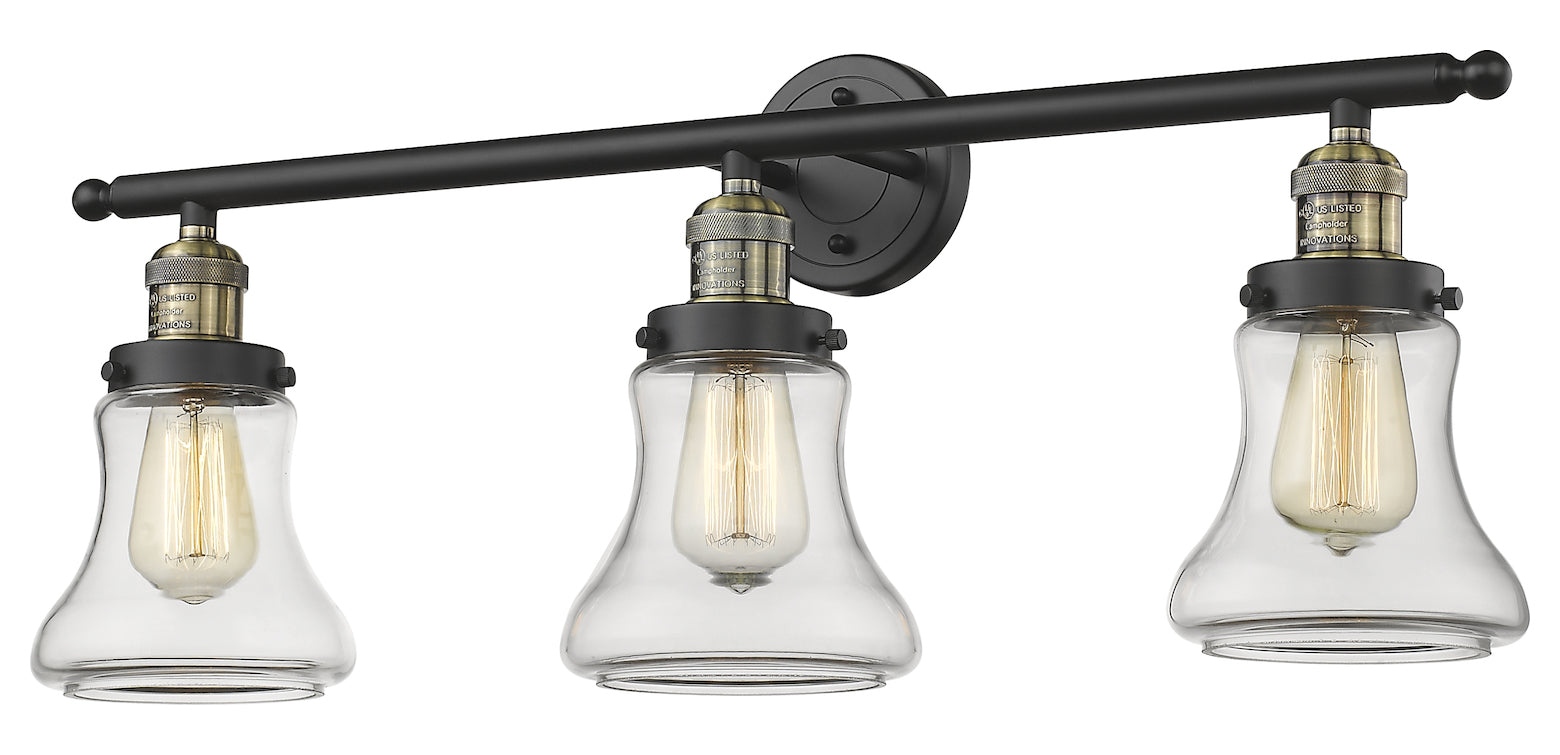 3 Light Vintage Dimmable Led Bathroom Fixture by Innovations Lighting