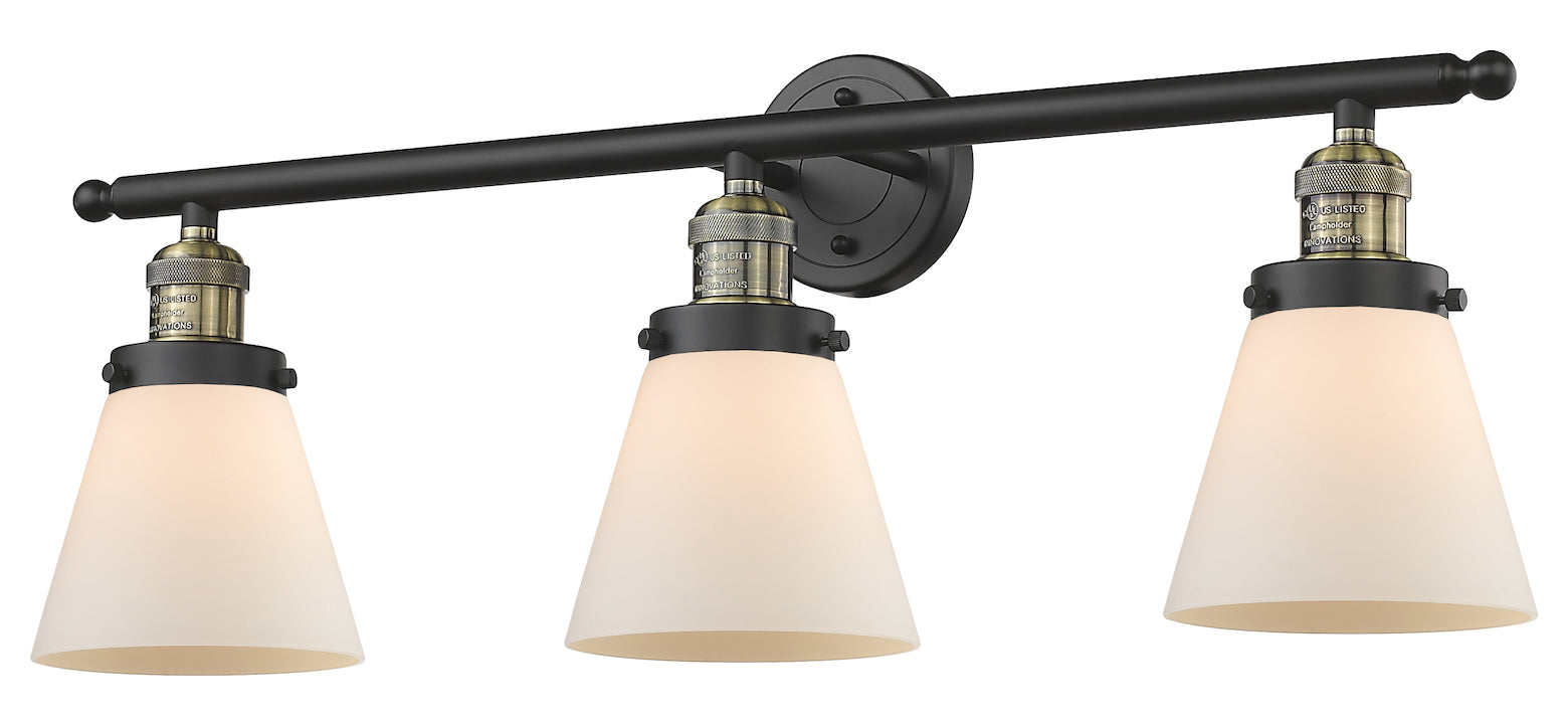 3 Light Vintage Dimmable Led Bathroom Fixture by Innovations Lighting