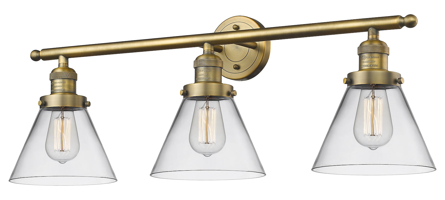 3 Light Vintage Dimmable Led Bathroom Fixture by Innovations Lighting
