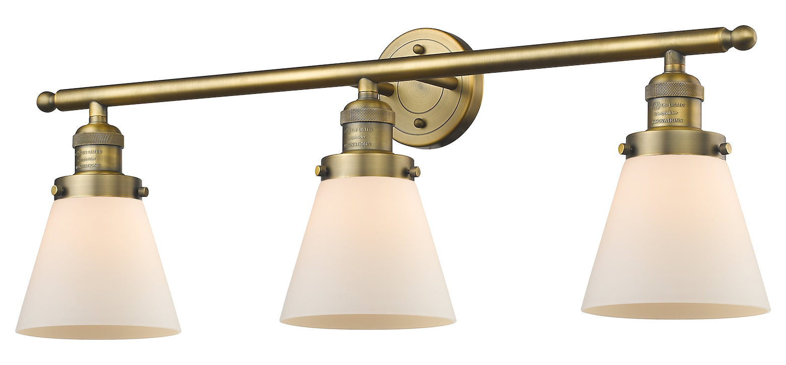 3 Light Vintage Dimmable Led Bathroom Fixture by Innovations Lighting
