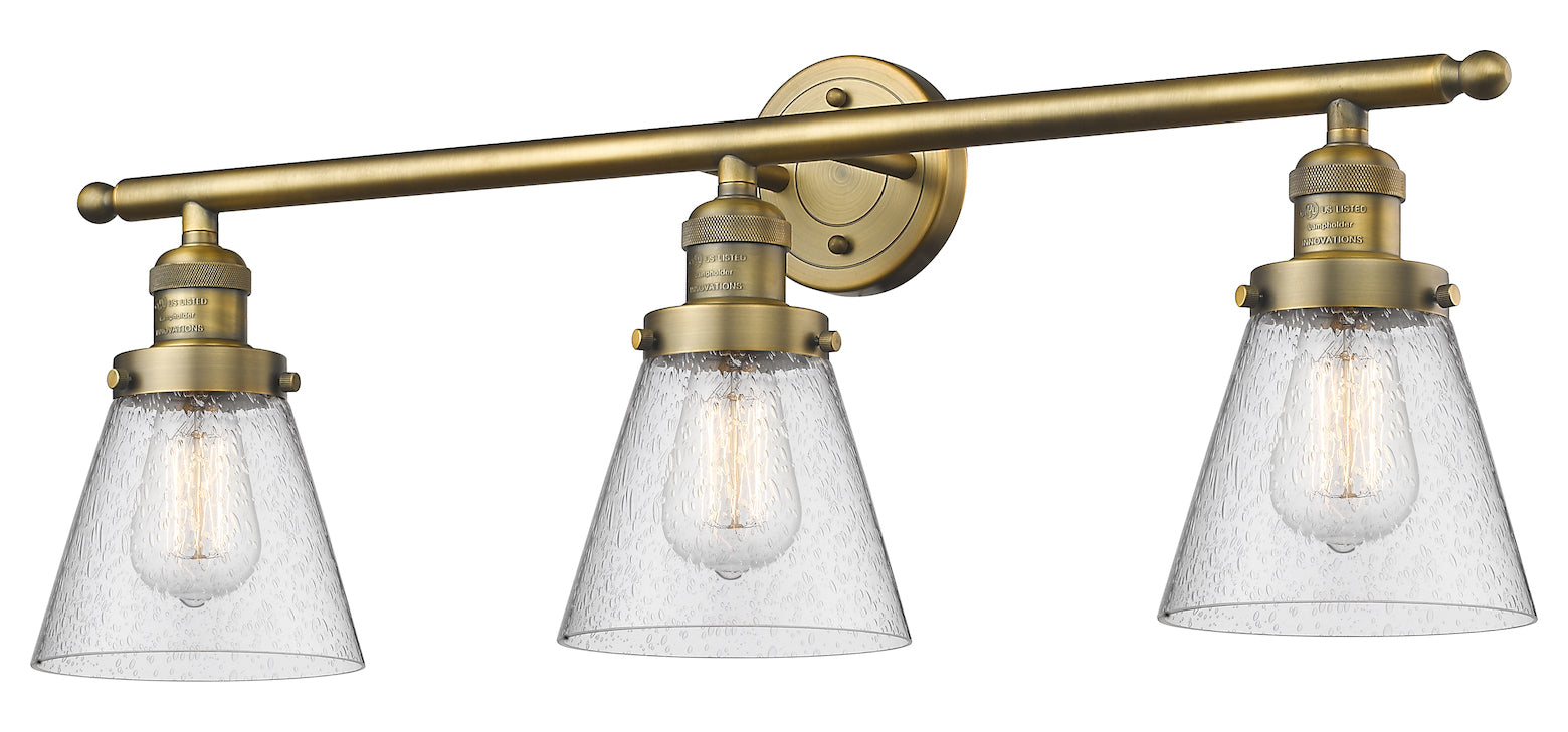 3 Light Vintage Dimmable Led Bathroom Fixture by Innovations Lighting