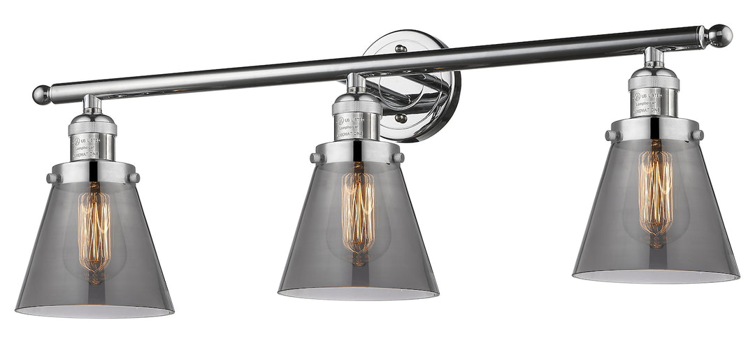 3 Light Vintage Dimmable Led Bathroom Fixture by Innovations Lighting