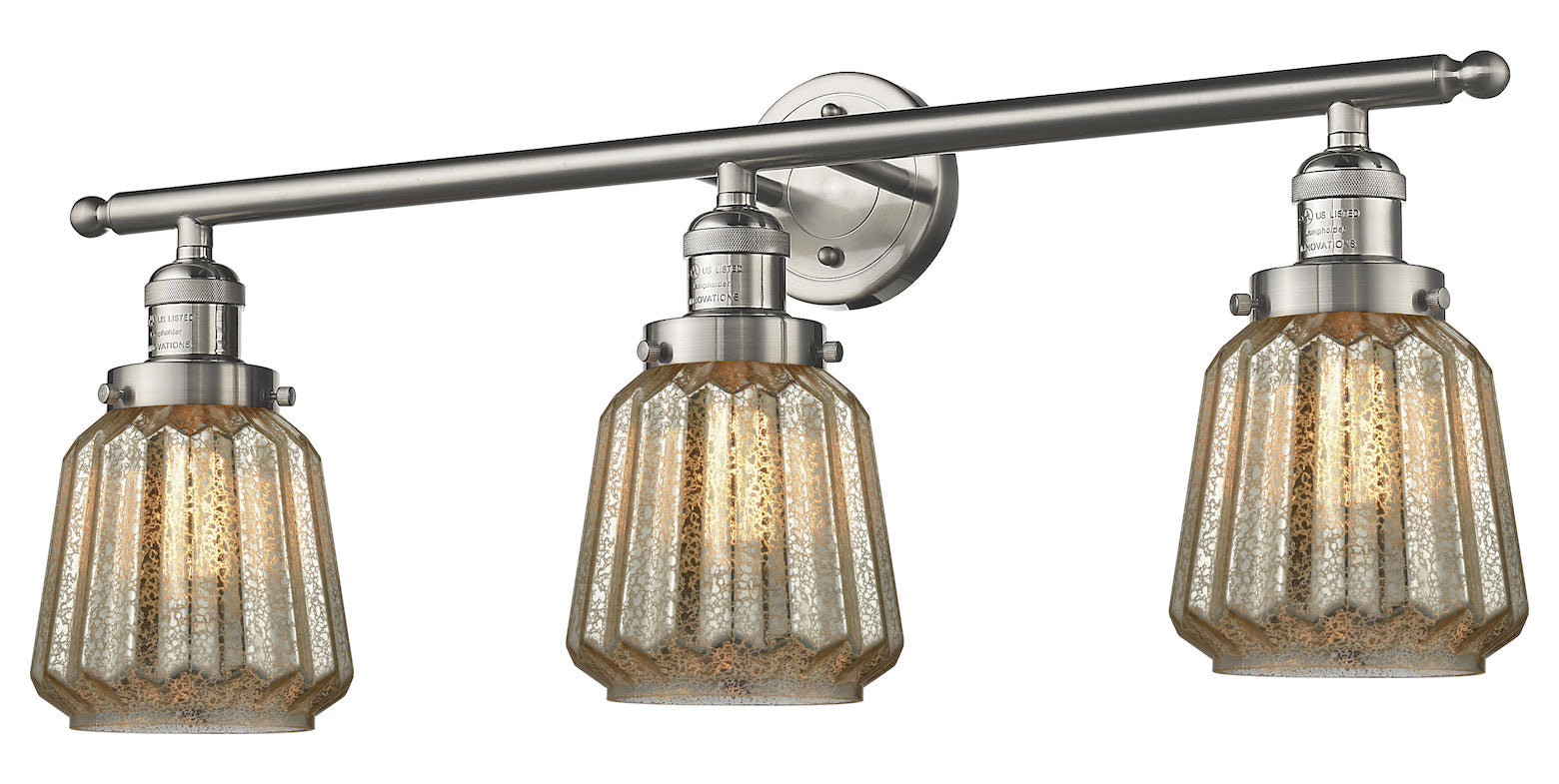 3 Light Vintage Dimmable Led Bathroom Fixture by Innovations Lighting