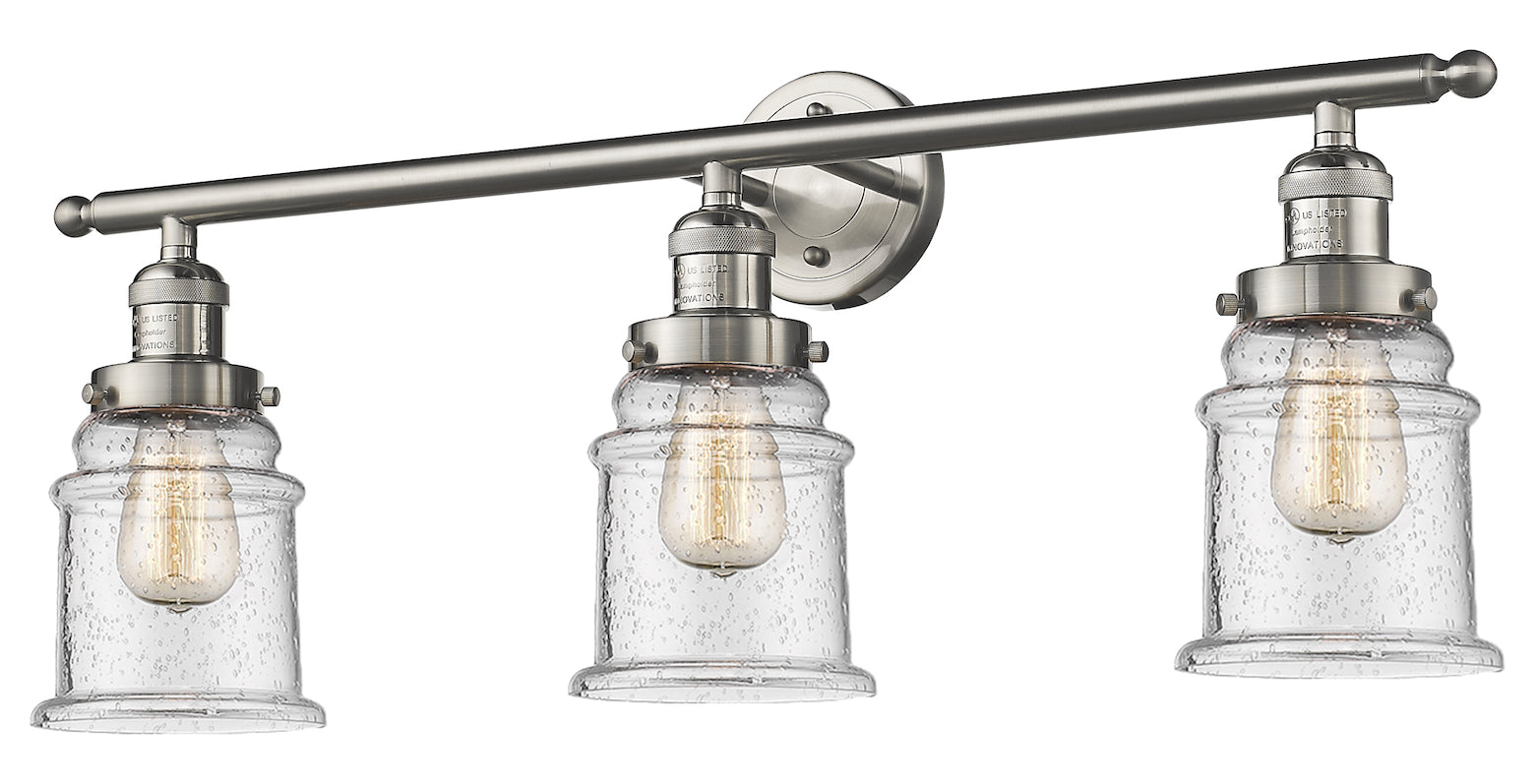 3 Light Vintage Dimmable Led Bathroom Fixture by Innovations Lighting