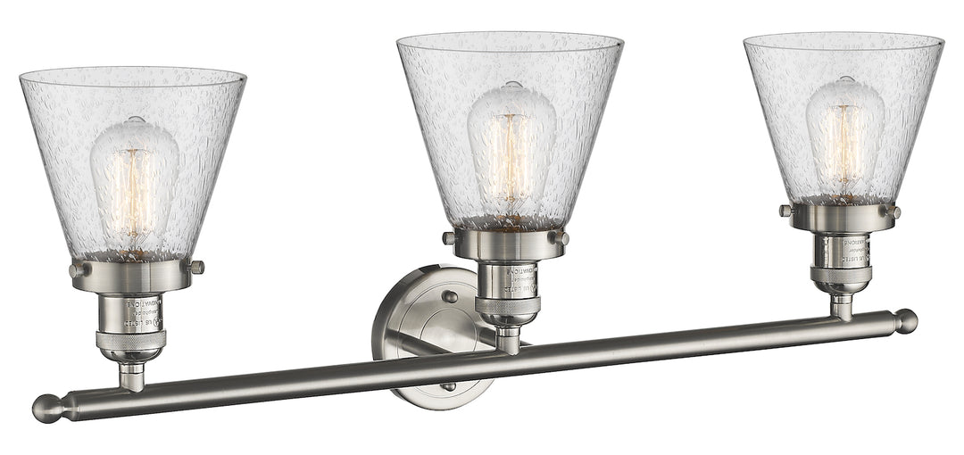 3 Light Vintage Dimmable Led Bathroom Fixture