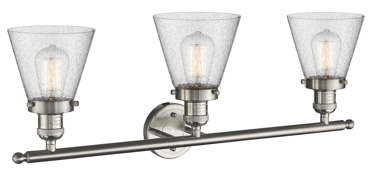 3 Light Vintage Dimmable Led Bathroom Fixture
