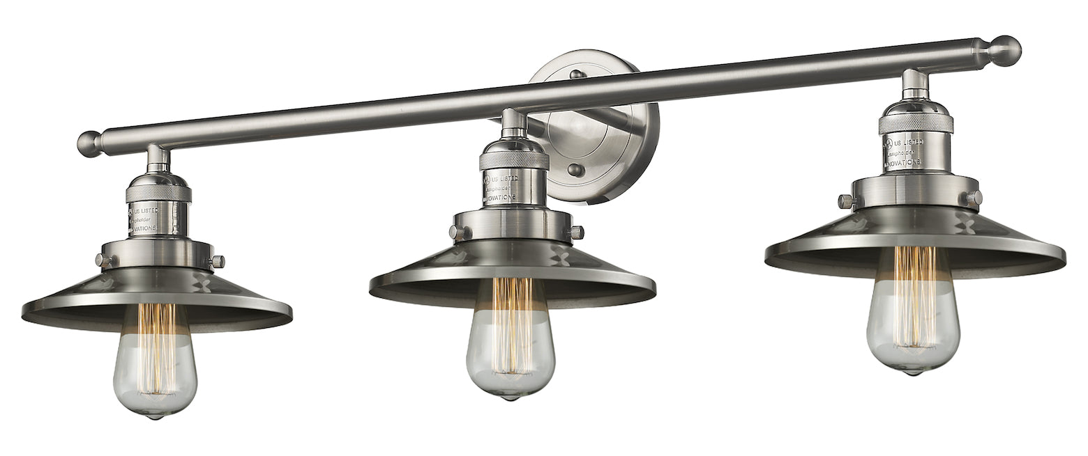 3 Light Vintage Dimmable Led Bathroom Fixture by Innovations Lighting