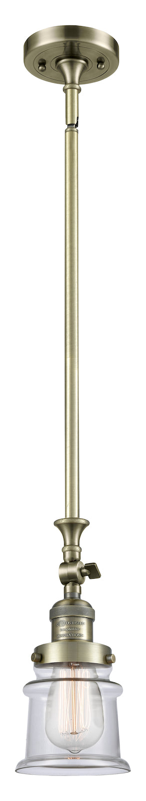 1 Light Vintage Dimmable Led Mini Pendant by Innovations Lighting
