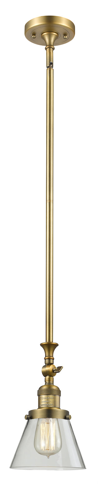 1 Light Vintage Dimmable Led Mini Pendant by Innovations Lighting