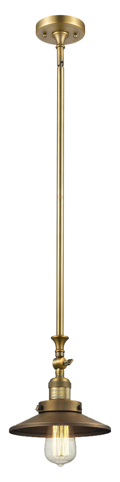 1 Light Vintage Dimmable Led Mini Pendant by Innovations Lighting