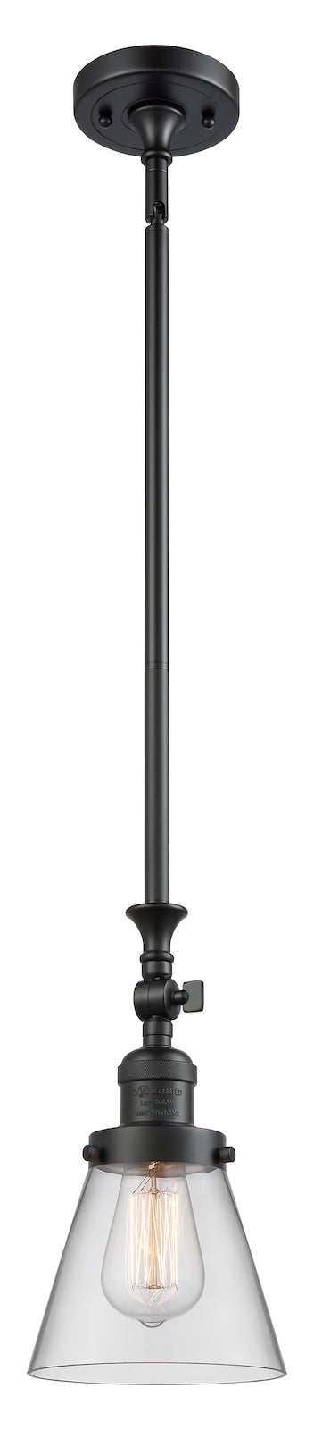 1 Light Vintage Dimmable Led Mini Pendant by Innovations Lighting