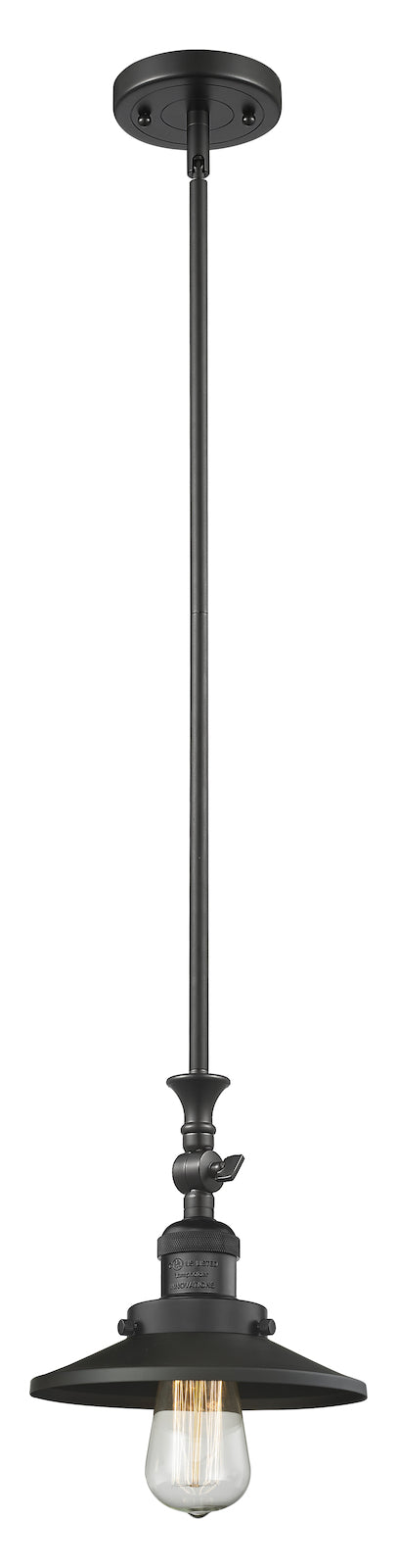 1 Light Vintage Dimmable Led Mini Pendant by Innovations Lighting