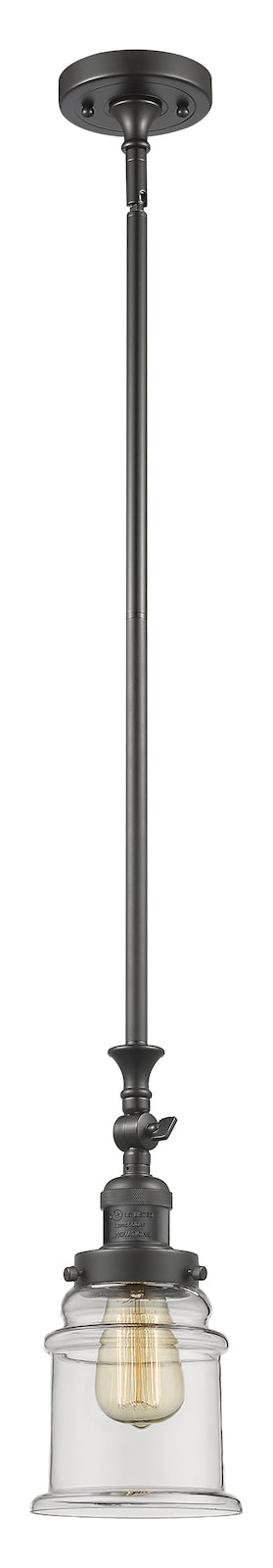 1 Light Vintage Dimmable Led Mini Pendant by Innovations Lighting