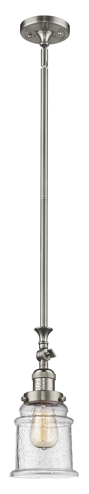 1 Light Vintage Dimmable Led Mini Pendant by Innovations Lighting