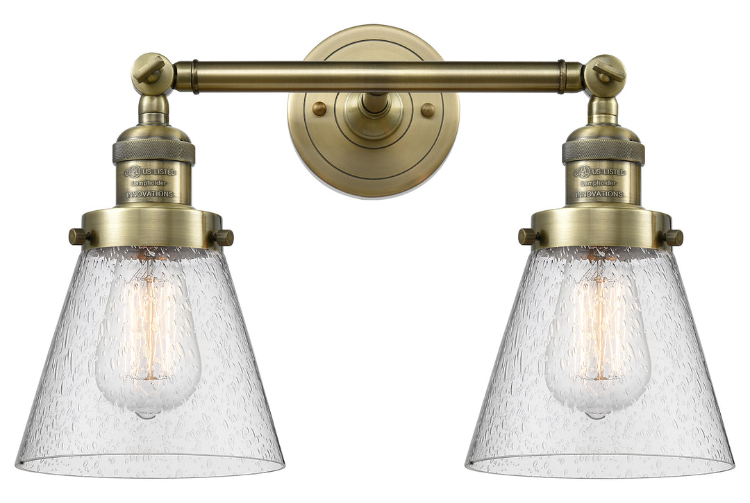2 Light Vintage Dimmable Led Bathroom Fixture by Innovations Lighting