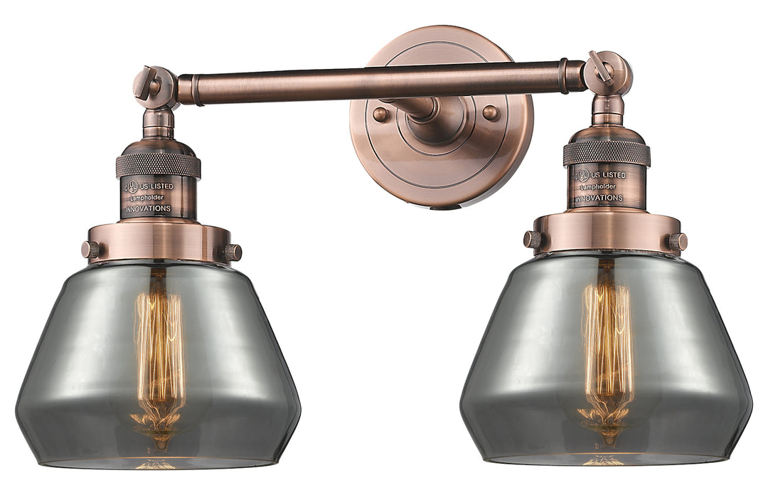 2 Light Vintage Dimmable Led Bathroom Fixture by Innovations Lighting