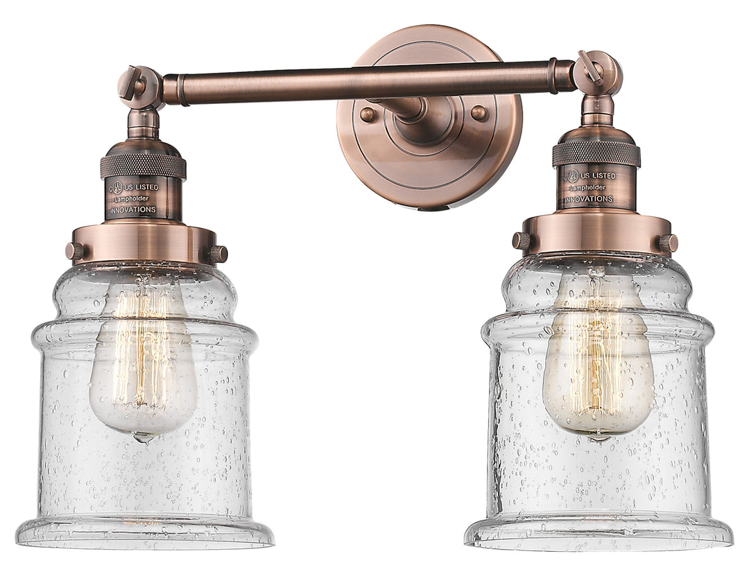 2 Light Vintage Dimmable Led Bathroom Fixture by Innovations Lighting