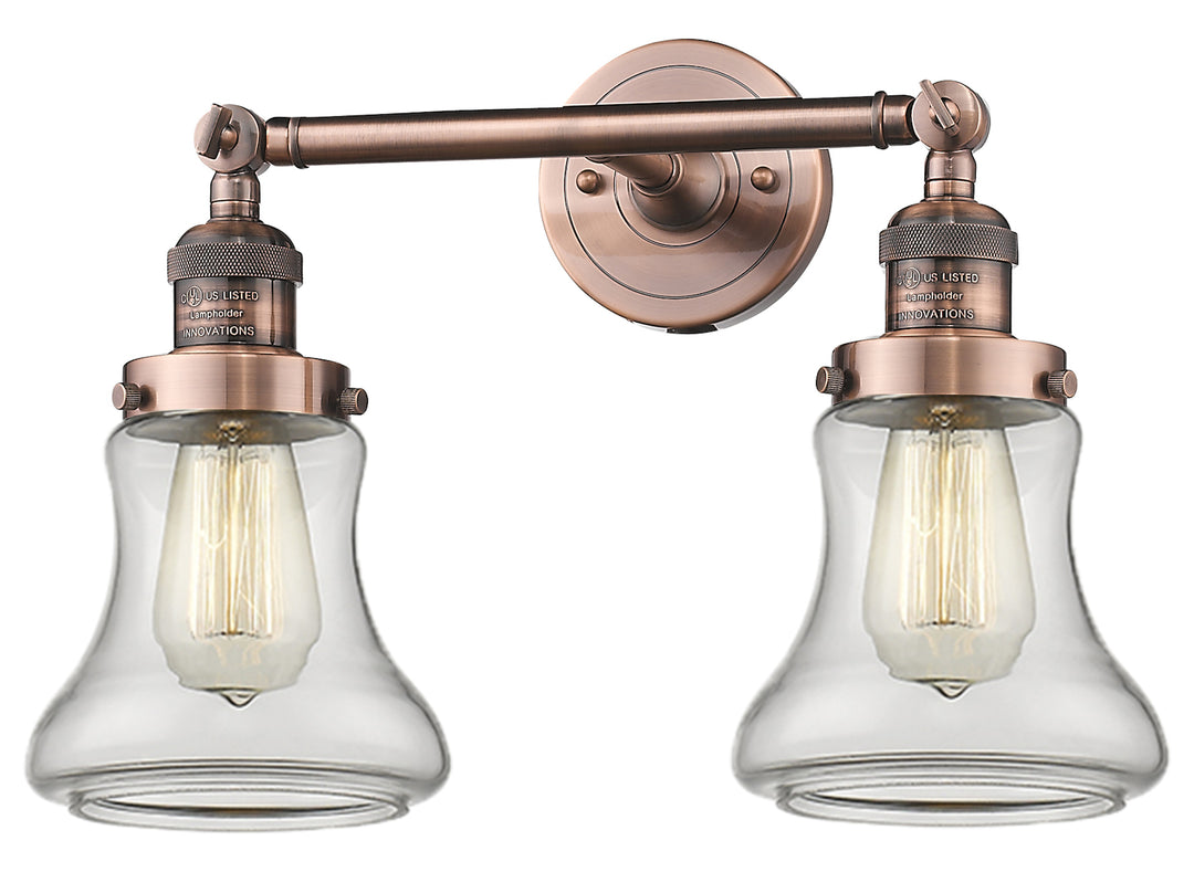 2 Light Vintage Dimmable Led Bathroom Fixture by Innovations Lighting