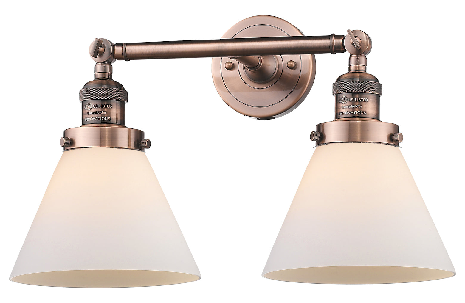 2 Light Vintage Dimmable Led Bathroom Fixture by Innovations Lighting