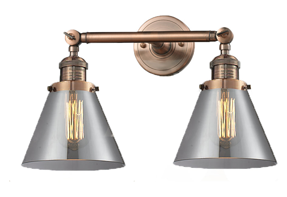 2 Light Vintage Dimmable Led Bathroom Fixture by Innovations Lighting