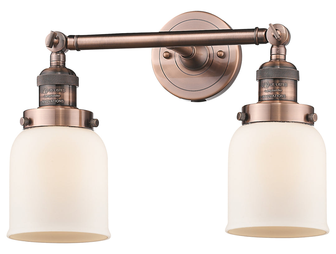 2 Light Vintage Dimmable Led Bathroom Fixture by Innovations Lighting