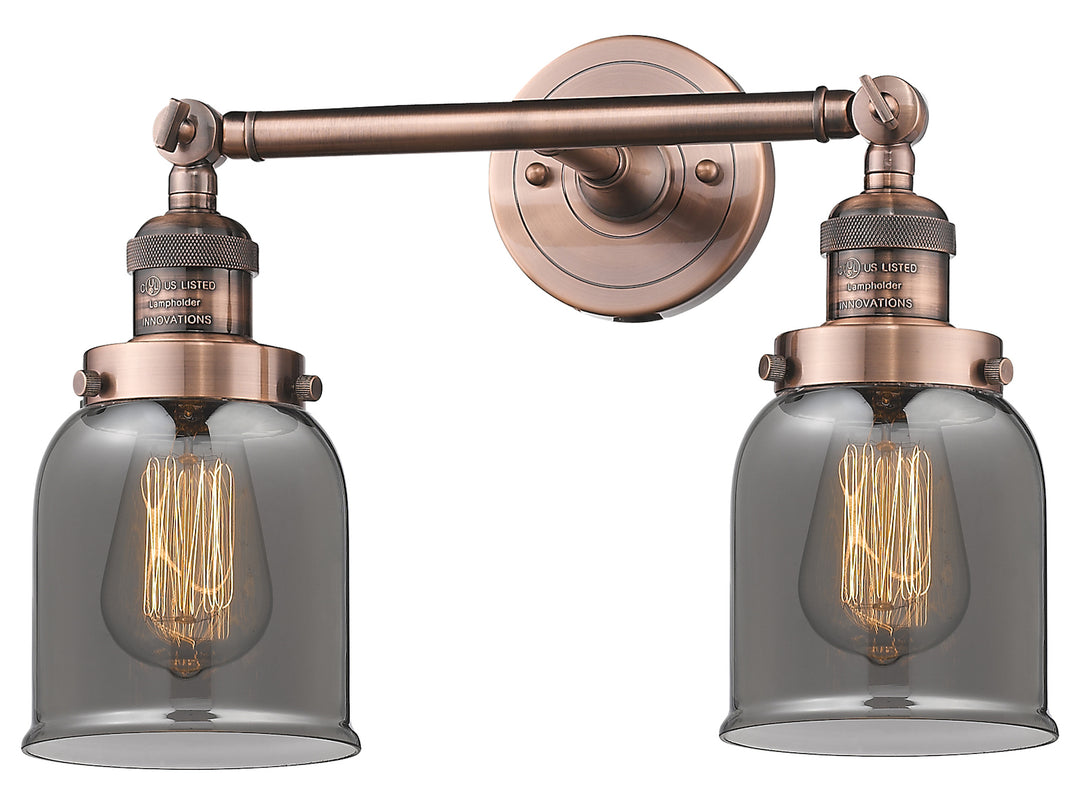 2 Light Vintage Dimmable Led Bathroom Fixture by Innovations Lighting