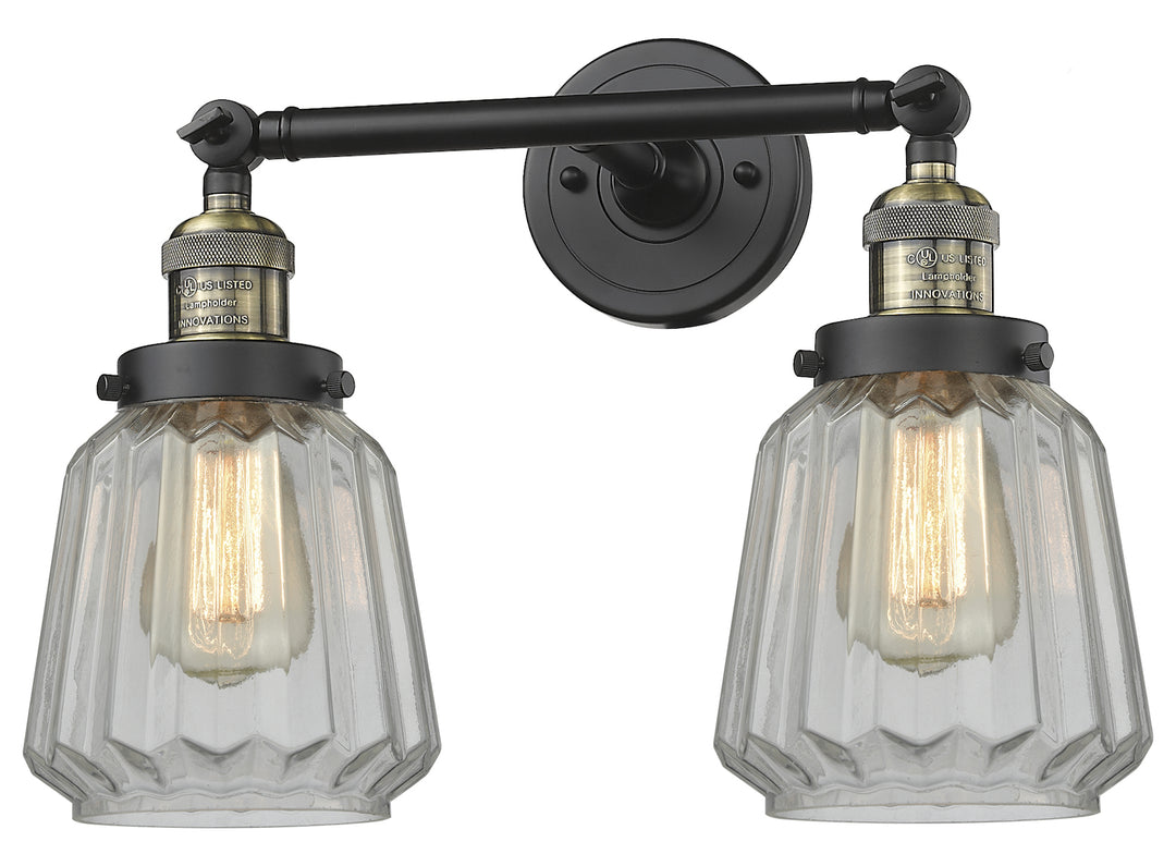 2 Light Vintage Dimmable Led Bathroom Fixture by Innovations Lighting