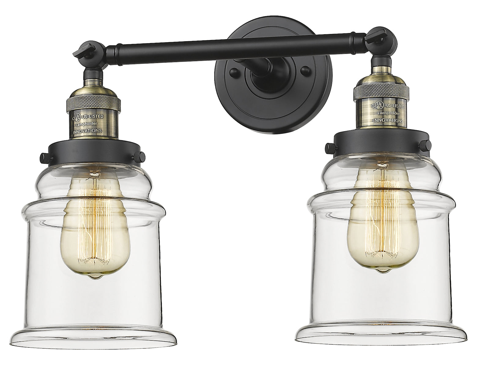 2 Light Vintage Dimmable Led Bathroom Fixture by Innovations Lighting