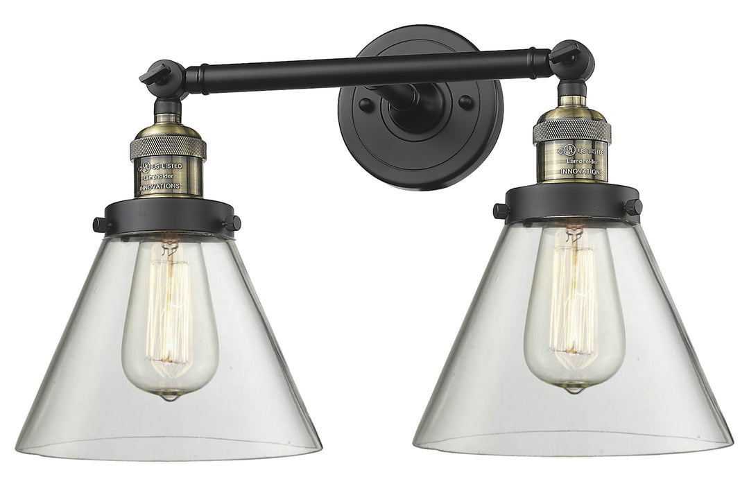 2 Light Vintage Dimmable Led Bathroom Fixture by Innovations Lighting