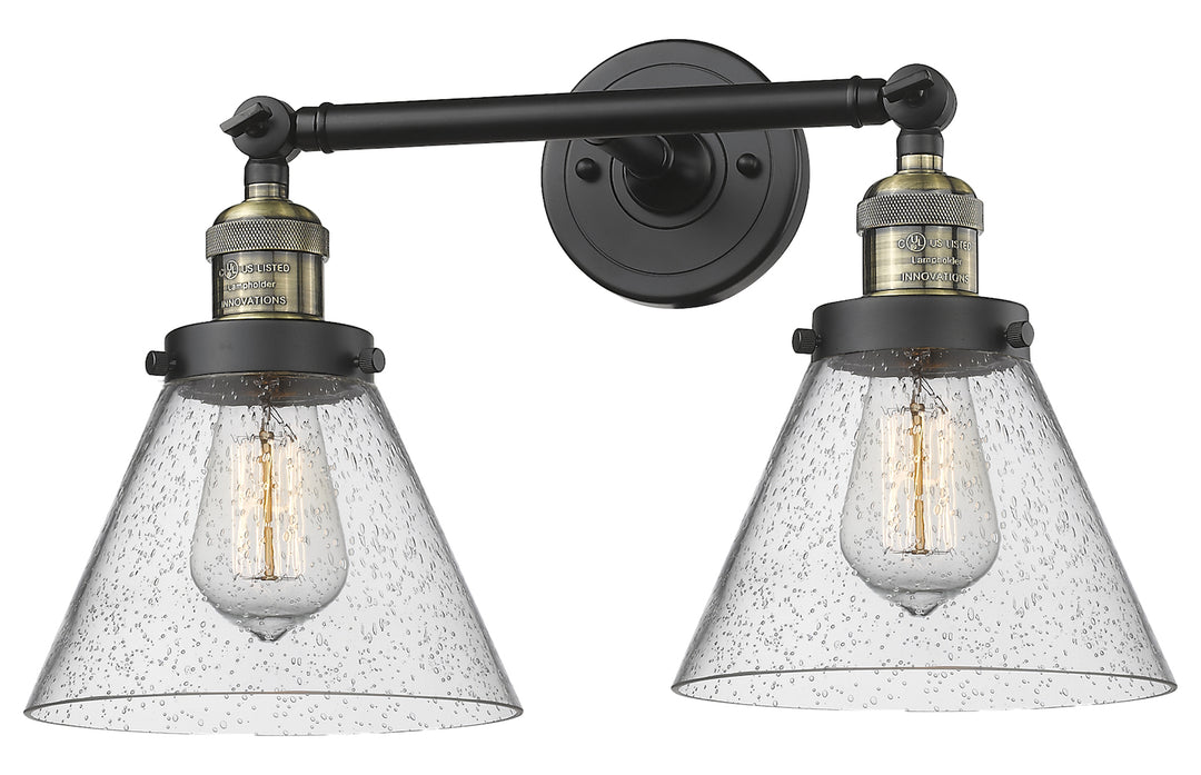 2 Light Vintage Dimmable Led Bathroom Fixture by Innovations Lighting