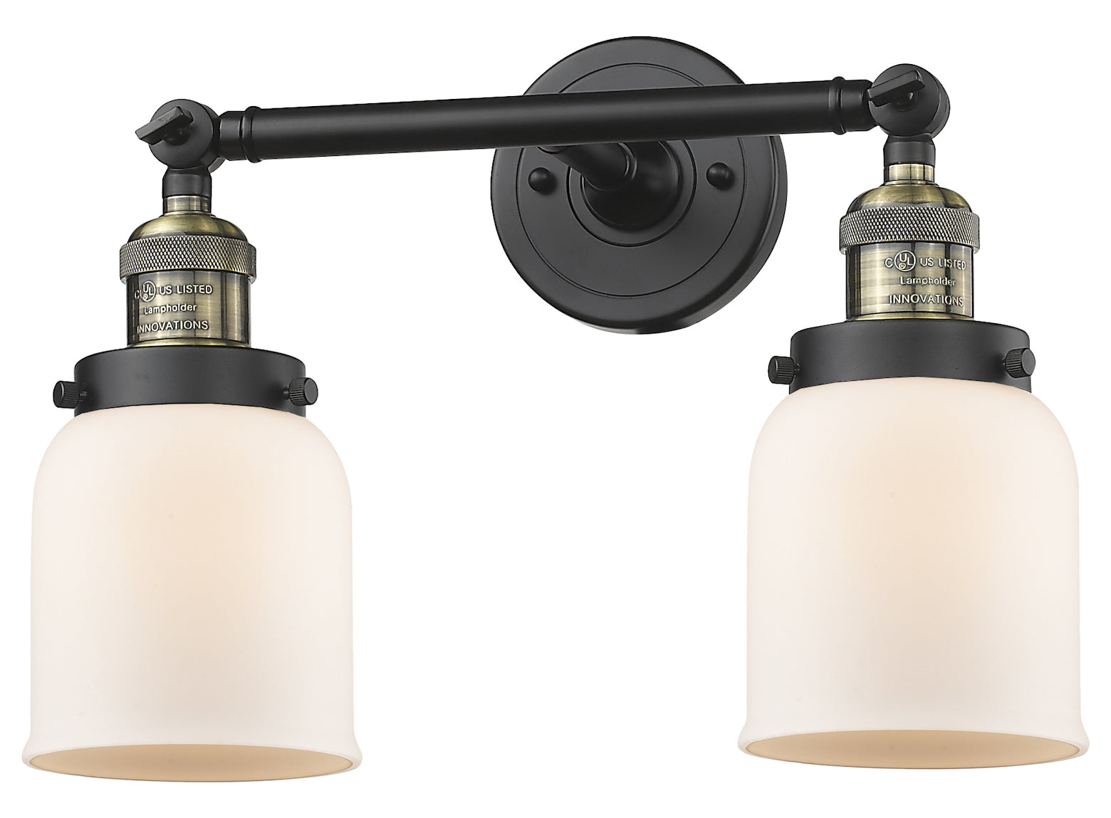 2 Light Vintage Dimmable Led Bathroom Fixture by Innovations Lighting
