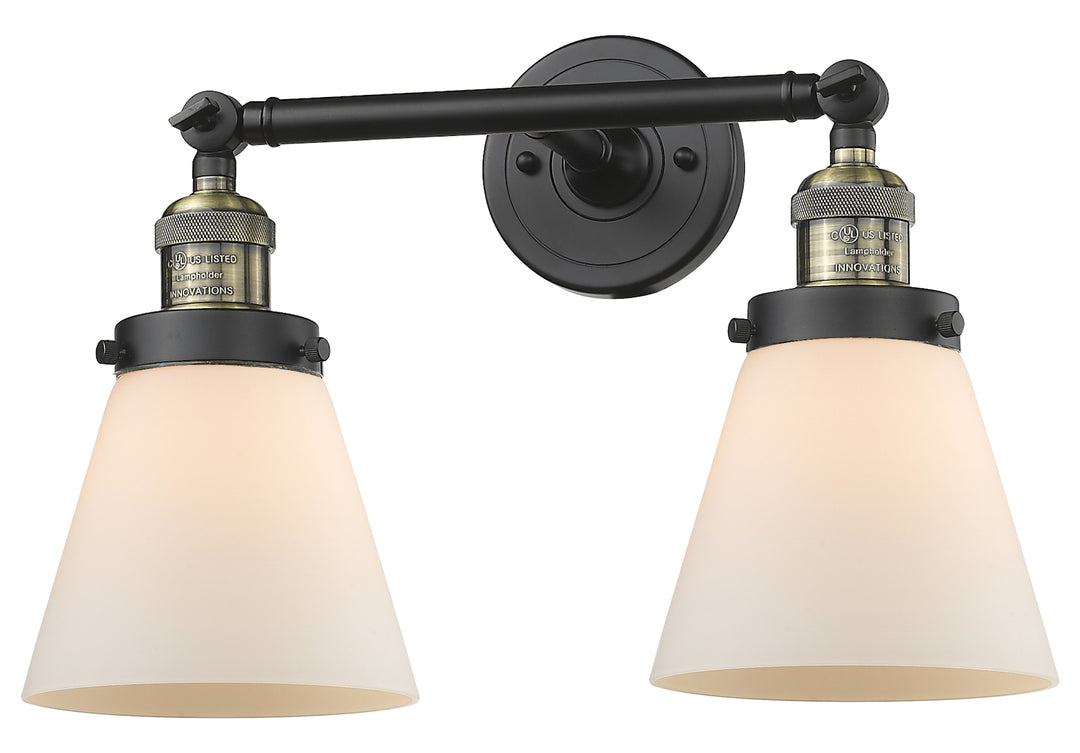 2 Light Vintage Dimmable Led Bathroom Fixture by Innovations Lighting