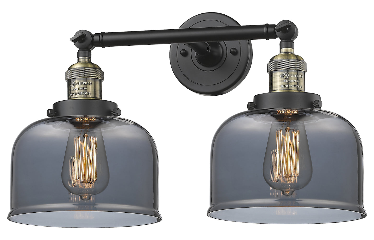 2 Light Vintage Dimmable Led Bathroom Fixture by Innovations Lighting