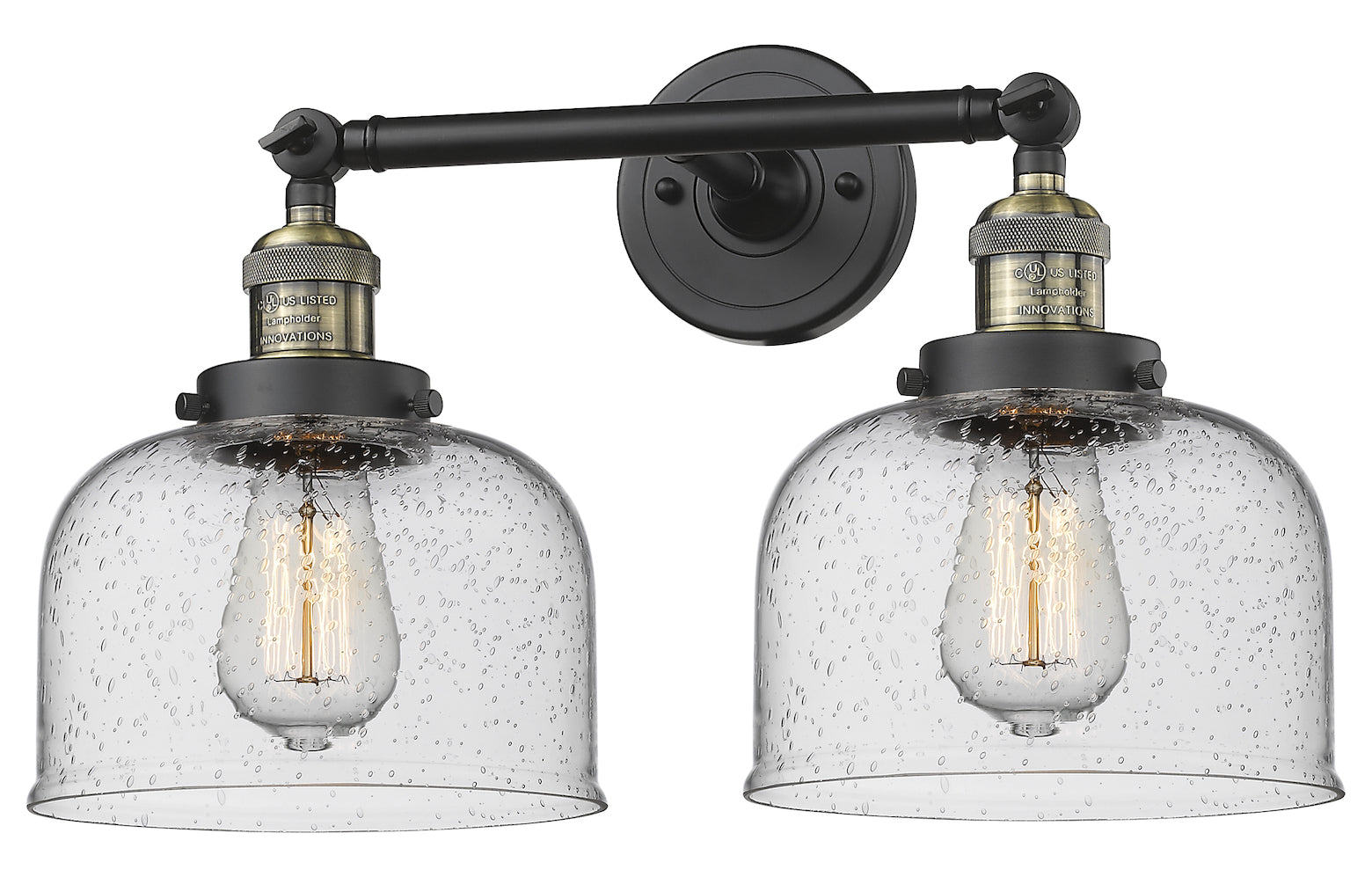 2 Light Vintage Dimmable Led Bathroom Fixture by Innovations Lighting