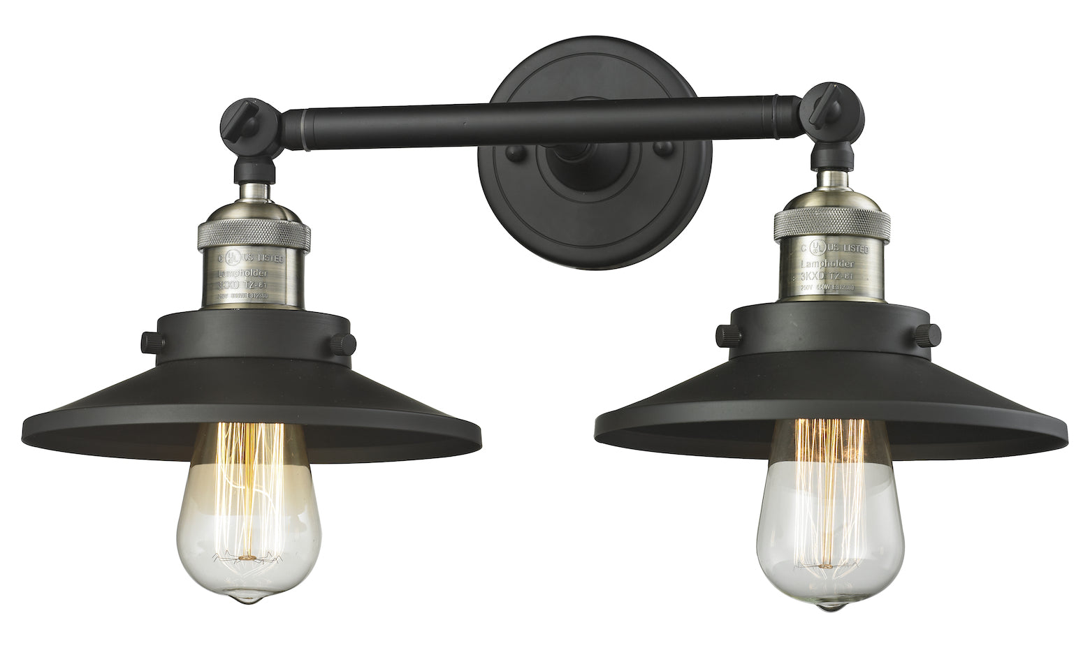 2 Light Vintage Dimmable Led Bathroom Fixture by Innovations Lighting
