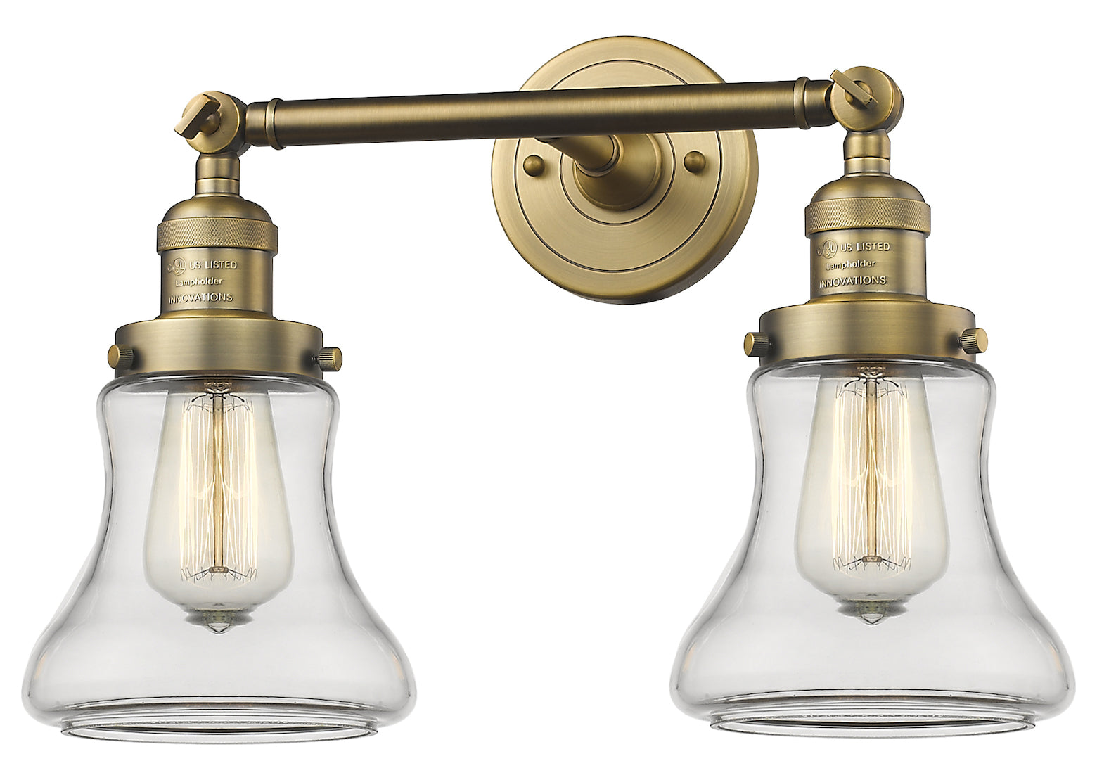 2 Light Vintage Dimmable Led Bathroom Fixture by Innovations Lighting