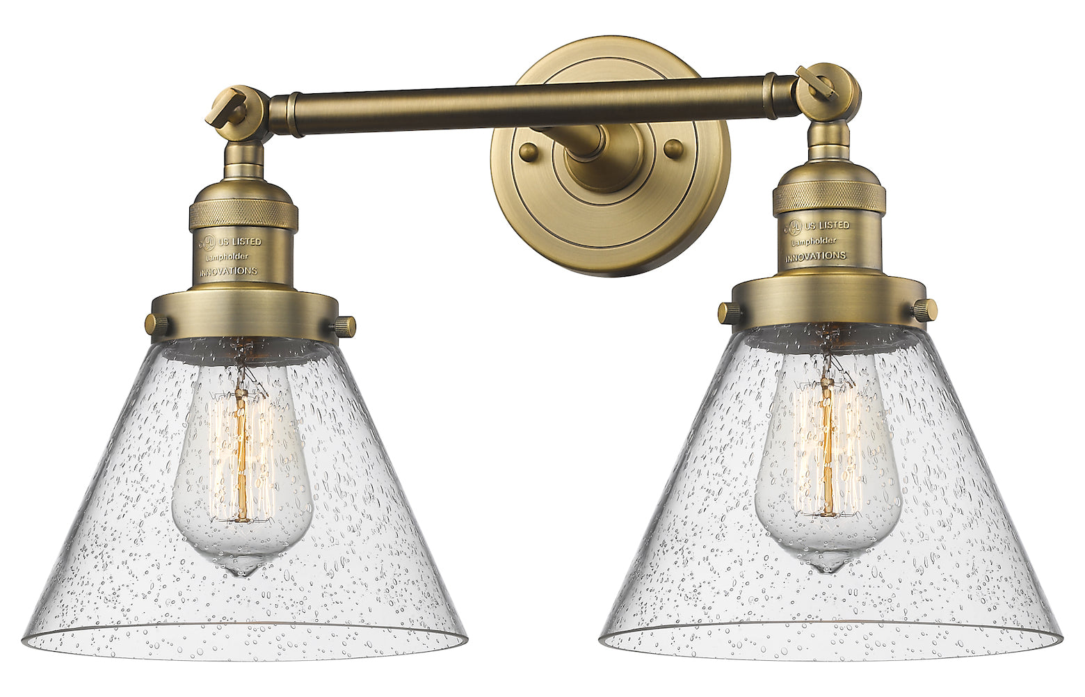 2 Light Vintage Dimmable Led Bathroom Fixture by Innovations Lighting