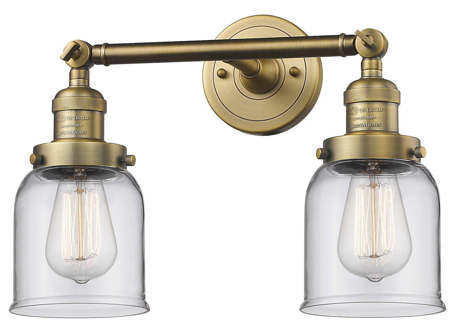 2 Light Vintage Dimmable Led Bathroom Fixture by Innovations Lighting