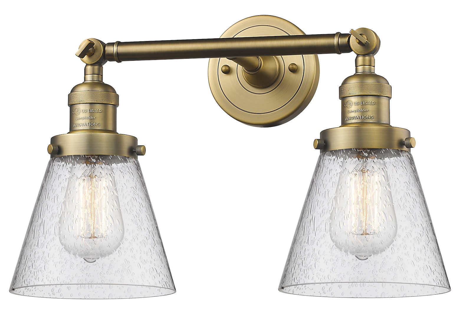 2 Light Vintage Dimmable Led Bathroom Fixture by Innovations Lighting