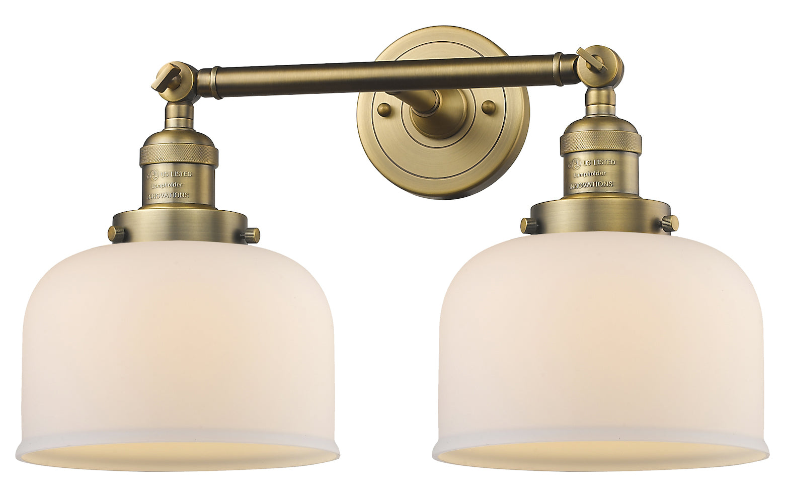 2 Light Vintage Dimmable Led Bathroom Fixture by Innovations Lighting