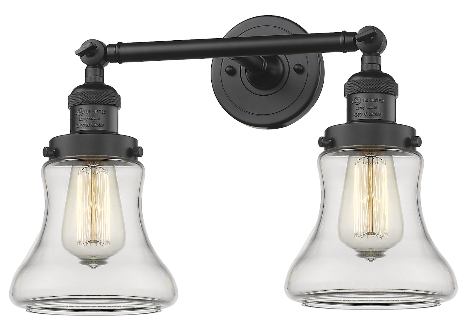2 Light Vintage Dimmable Led Bathroom Fixture by Innovations Lighting
