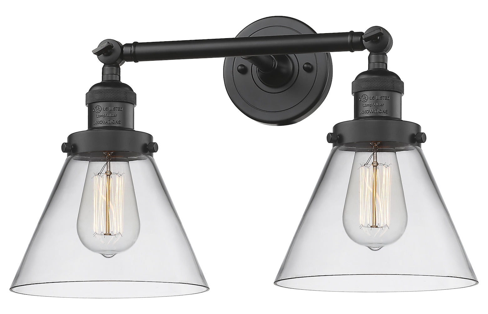 2 Light Vintage Dimmable Led Bathroom Fixture by Innovations Lighting