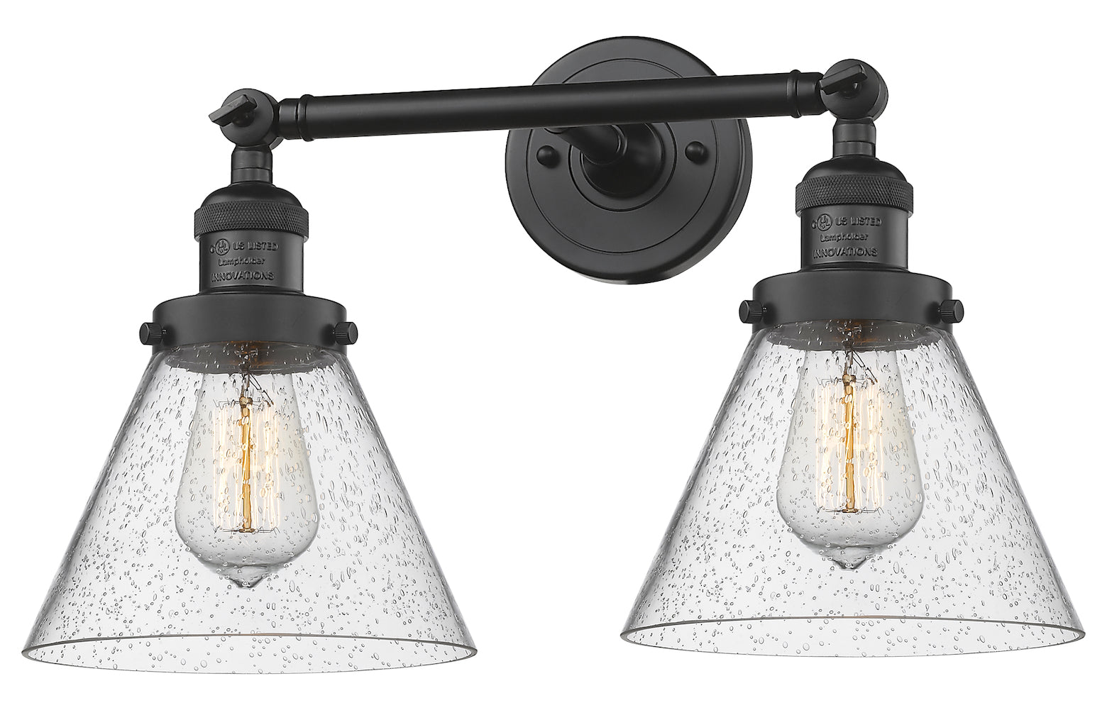 2 Light Vintage Dimmable Led Bathroom Fixture by Innovations Lighting