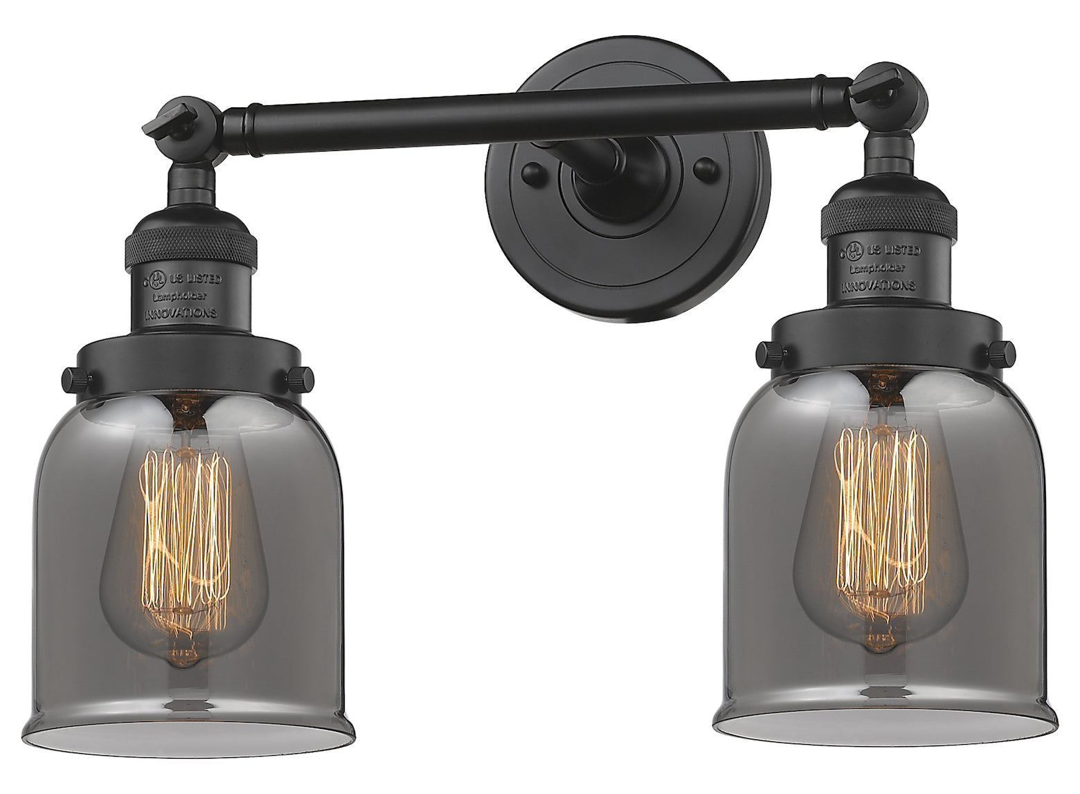 2 Light Vintage Dimmable Led Bathroom Fixture by Innovations Lighting