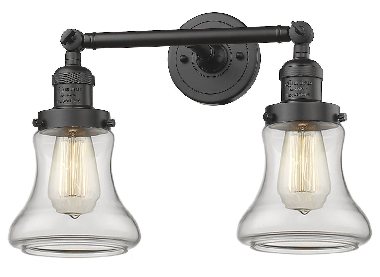 2 Light Vintage Dimmable Led Bathroom Fixture by Innovations Lighting