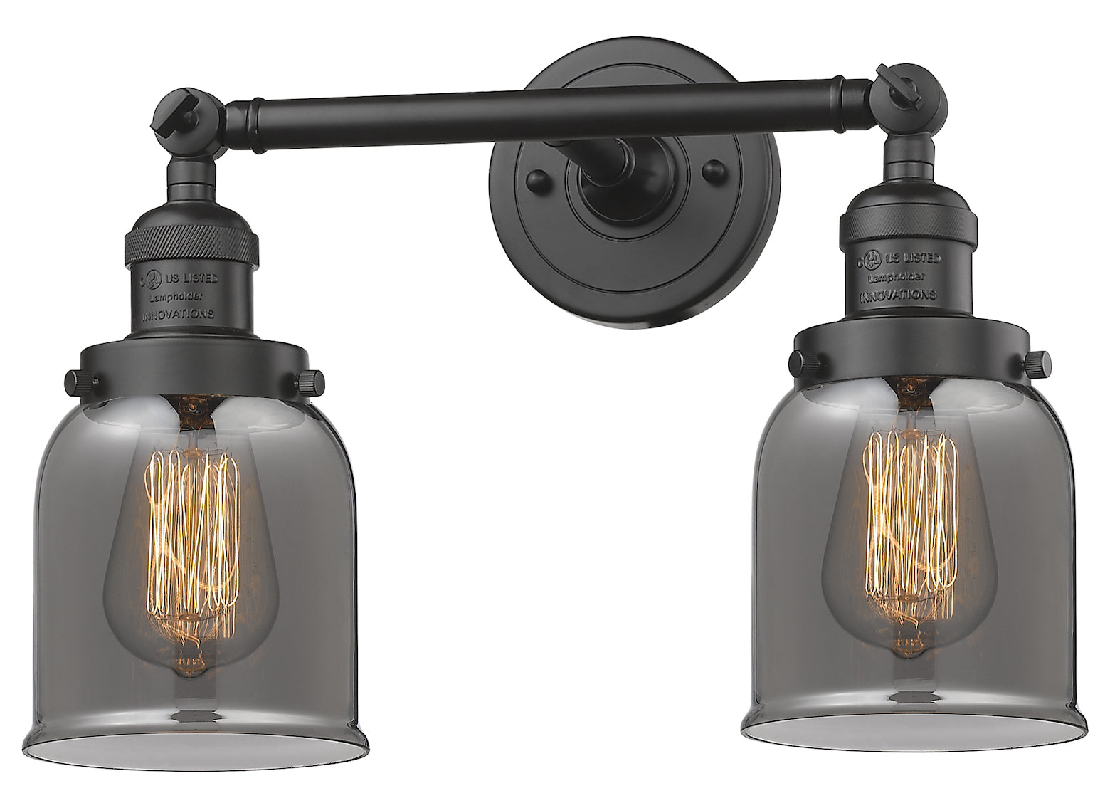 2 Light Vintage Dimmable Led Bathroom Fixture by Innovations Lighting