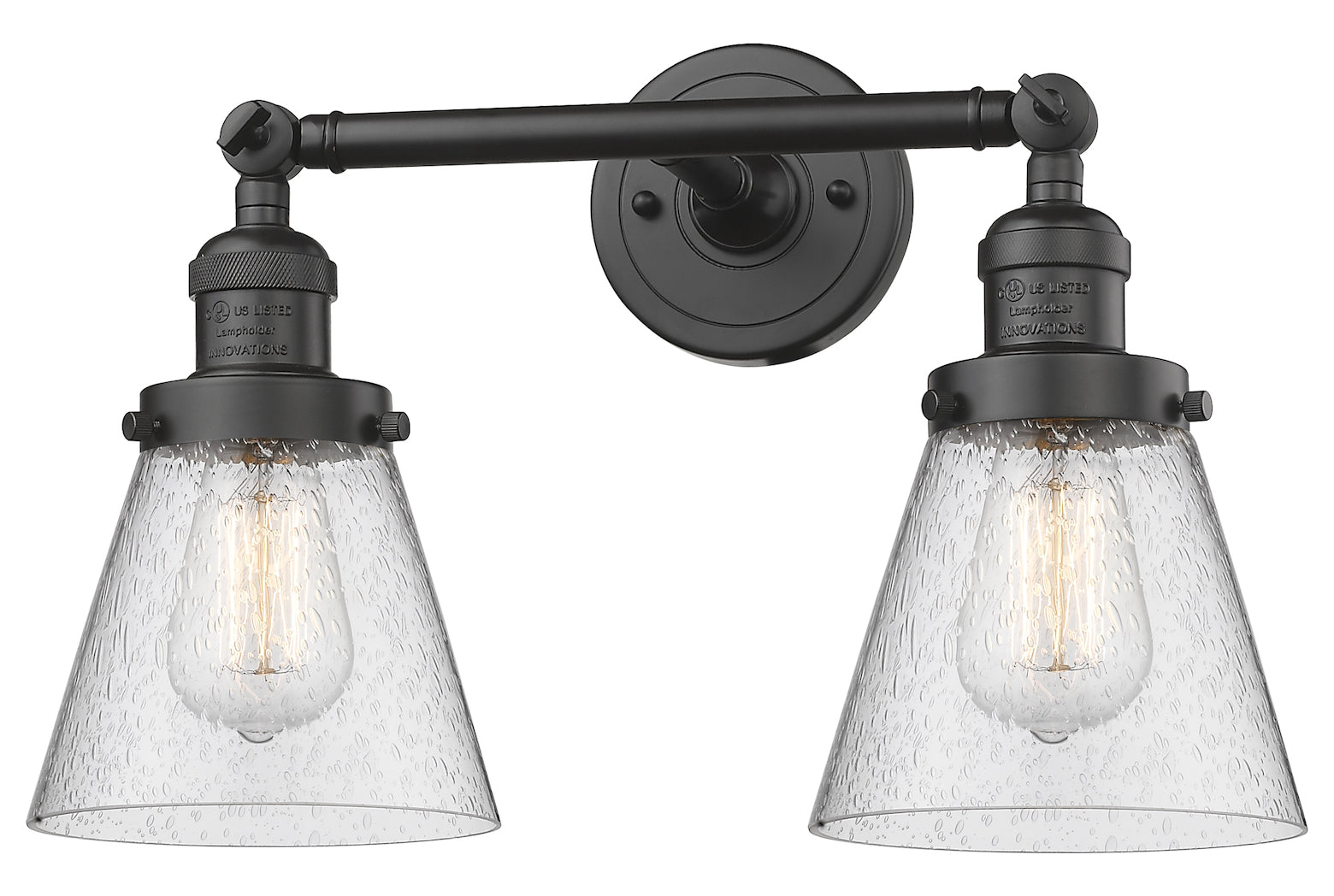 2 Light Vintage Dimmable Led Bathroom Fixture by Innovations Lighting