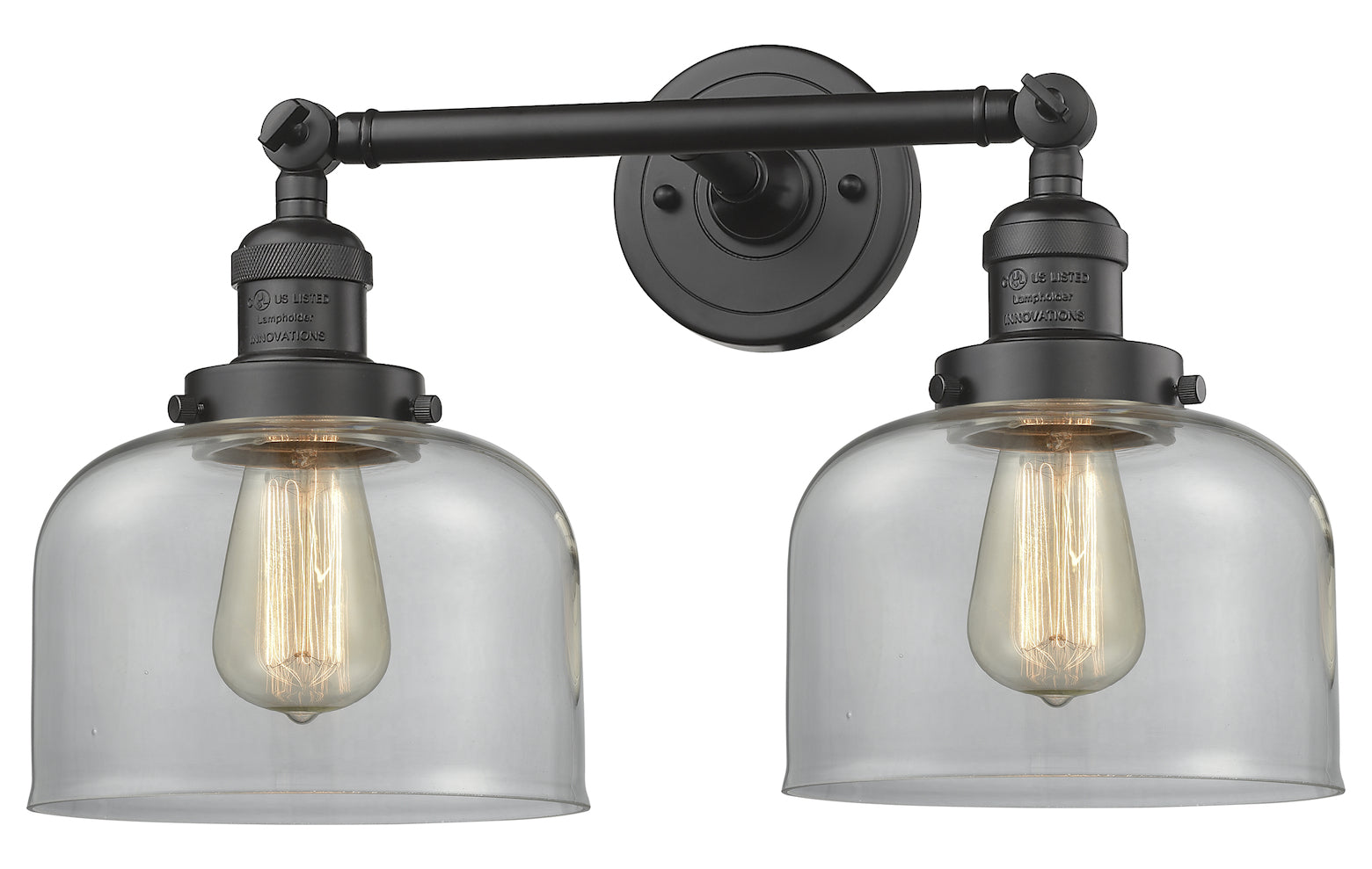 2 Light Vintage Dimmable Led Bathroom Fixture by Innovations Lighting