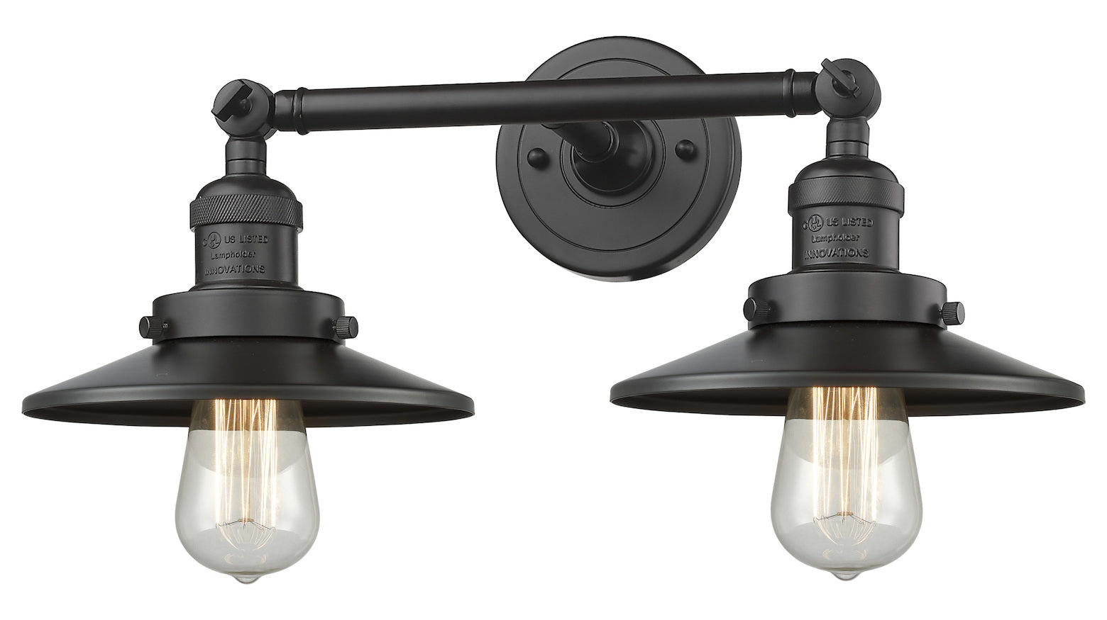 2 Light Vintage Dimmable Led Bathroom Fixture